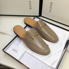 구찌 레더 슬리퍼