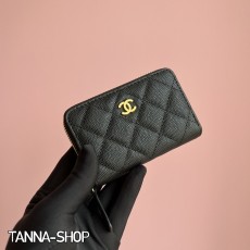 샤넬 지퍼 카드케이스
