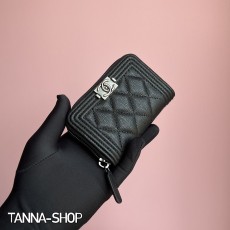 샤넬 보이 지퍼 카드케이스