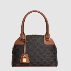 셀린느 트리오페 캔버스 스몰 볼링백