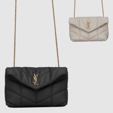 생로랑 루루 푸퍼백 미니