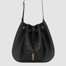 생로랑 PARIS VII 라지 플랫 호보백