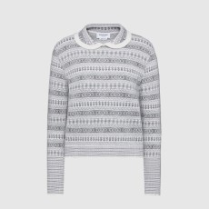 톰브라운 울 플란넬 피터팬 칼라 